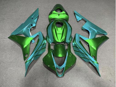 07-08 Verde & Verde Azulado CBR600RR Carenados Moto