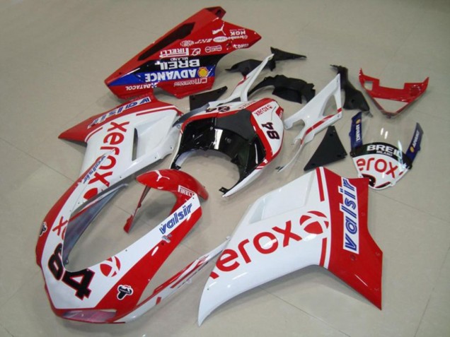 07-14 Blanco Xerox Ducati 848 1098 1198 Carenados Moto 07-14 Blanco Xerox Ducati 848 1098 1198 Carenados Moto