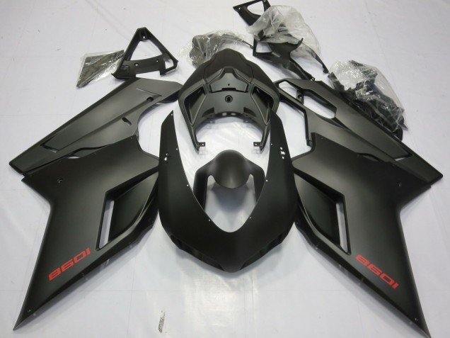 07-14 Negro Mate Ducati 848 1098 1198 Carenados Moto 07-14 Negro Mate Ducati 848 1098 1198 Carenados Moto