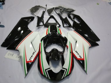 07-14 Negro Tricolor Ducati 848 1098 1198 Carenados Moto