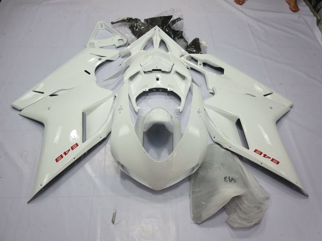 07-14 Perla Blanca Ducati 848 1098 1198 Carenados Moto 07-14 Perla Blanca Ducati 848 1098 1198 Carenados Moto