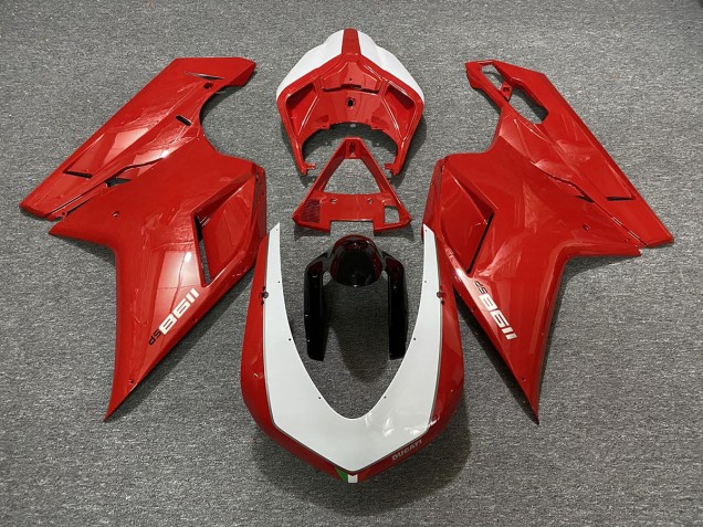 07-14 Rojo Brillante Sp Ducati 848 1098 1198 Carenados Moto 07-14 Rojo Brillante Sp Ducati 848 1098 1198 Carenados Moto