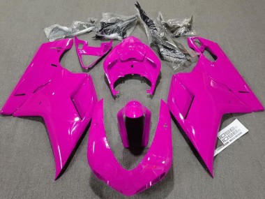 07-14 Rosa Liso Brillante Ducati 848 1098 1198 Carenados Moto