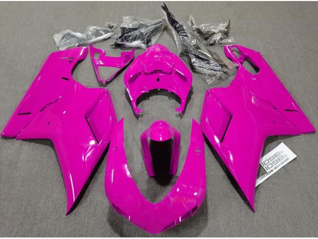 07-14 Rosa Liso Brillante Ducati 848 1098 1198 Carenados Moto 07-14 Rosa Liso Brillante Ducati 848 1098 1198 Carenados Moto