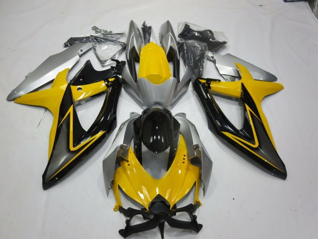 08-10 Amarillo Negro GSXR 600-750 Carenados Moto 08-10 Amarillo Negro GSXR 600-750 Carenados Moto