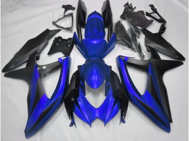 08-10 Azul Mate Sin R GSXR 600-750 Carenados Moto