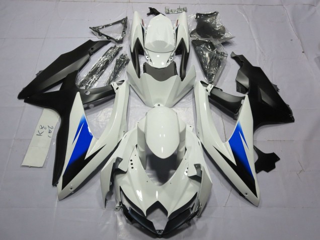 08-10 En Blanco & Negro GSXR 600-750 Carenados Moto 08-10 En Blanco & Negro GSXR 600-750 Carenados Moto