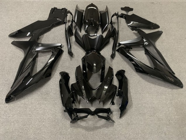 08-10 Negro Brillante GSXR 600-750 Carenados Moto 08-10 Negro Brillante GSXR 600-750 Carenados Moto