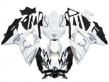 08-10 Personalizado Corona Especial Con Blanco GSXR 600-750 Carenados Moto