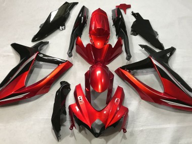 08-10 Rojo Brillante GSXR 600-750 Carenados Moto
