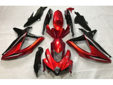 08-10 Rojo Brillante GSXR 600-750 Carenados Moto
