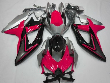 08-10 Rojo & Plata GSXR 600-750 Carenados Moto