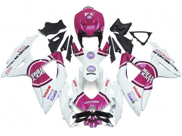 08-10 Rosa 34 Lucky Strike GSXR 600-750 Carenados Moto 08-10 Rosa 34 Lucky Strike GSXR 600-750 Carenados Moto