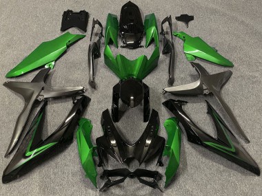 08-10 Verde Brillante & Verde R GSXR 600-750 Carenados Moto