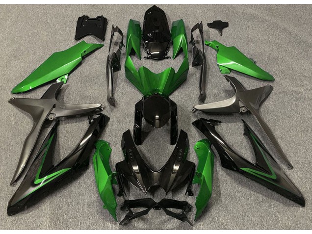 08-10 Verde Brillante & Verde R GSXR 600-750 Carenados Moto 08-10 Verde Brillante & Verde R GSXR 600-750 Carenados Moto