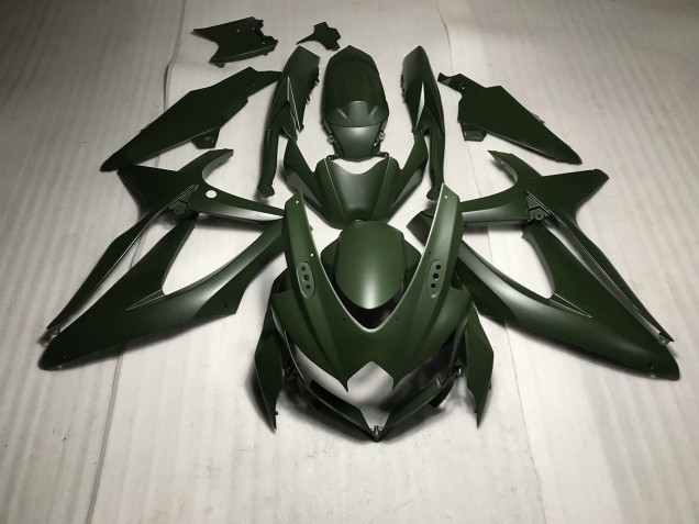08-10 Verde Mate GSXR 600-750 Carenados Moto 08-10 Verde Mate GSXR 600-750 Carenados Moto