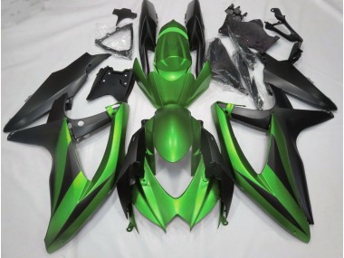 08-10 Verde Mate Sin R GSXR 600-750 Carenados Moto