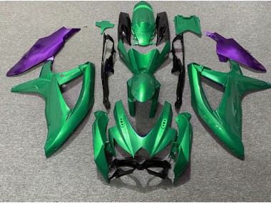 08-10 Verde & Morado GSXR 600-750 Carenados Moto