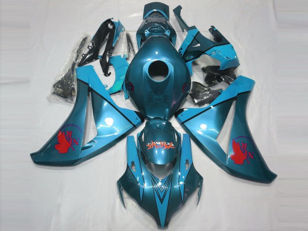 08-11 Azul Claro Personalizado CBR1000RR Carenados Moto 08-11 Azul Claro Personalizado CBR1000RR Carenados Moto