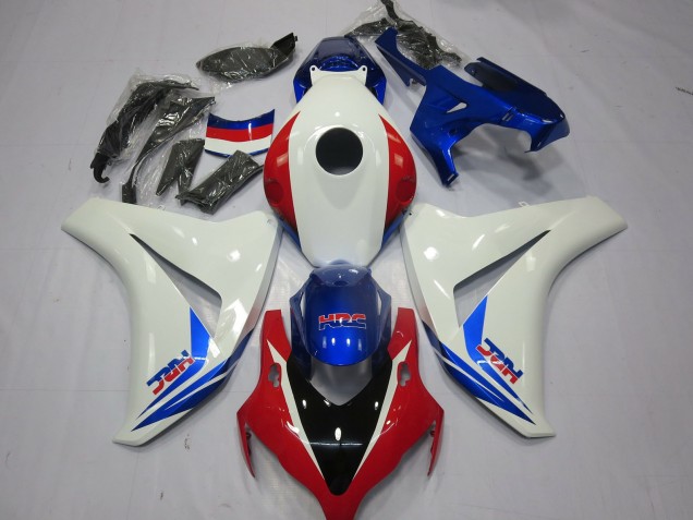08-11 Blanco Rojo & Azul CBR1000RR Carenados Moto 08-11 Blanco Rojo & Azul CBR1000RR Carenados Moto