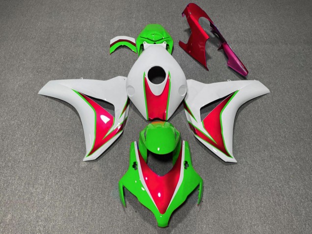 08-11 Brillo Verde & Rojo CBR1000RR Carenados Moto 08-11 Brillo Verde & Rojo CBR1000RR Carenados Moto