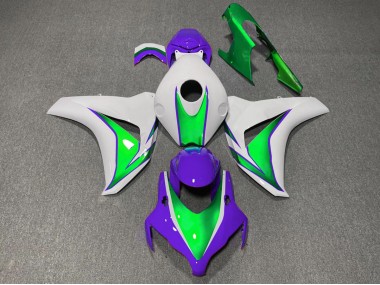 08-11 El Joker Brillo Verde & Morado CBR1000RR Carenados Moto
