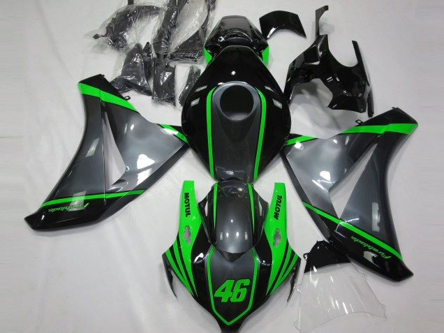 08-11 Gris Motul & Verde CBR1000RR Carenados Moto 08-11 Gris Motul & Verde CBR1000RR Carenados Moto