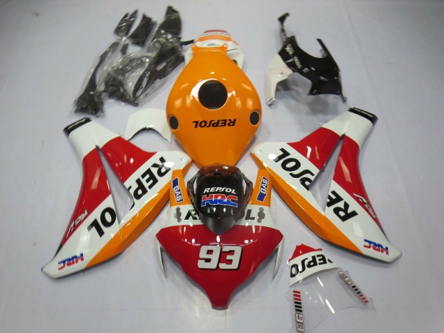08-11 Naranja Claro Repsol 93 CBR1000RR Carenados Moto 08-11 Naranja Claro Repsol 93 CBR1000RR Carenados Moto