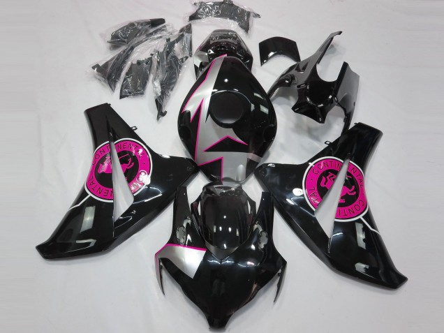 08-11 Negro Brillante & Rosa CBR1000RR Carenados Moto 08-11 Negro Brillante & Rosa CBR1000RR Carenados Moto