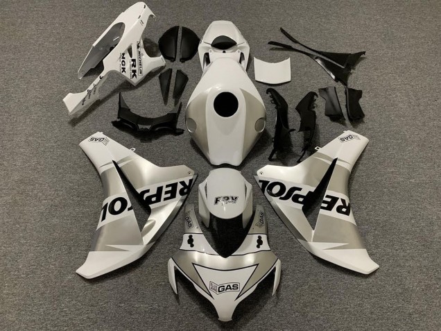 08-11 Plata Repsol CBR1000RR Carenados Moto 08-11 Plata Repsol CBR1000RR Carenados Moto
