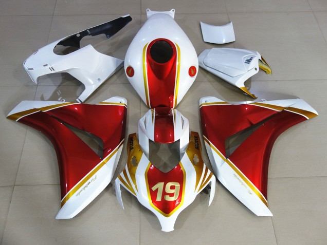 08-11 Rojo & Blanco 19 CBR1000RR Carenados Moto 08-11 Rojo & Blanco 19 CBR1000RR Carenados Moto