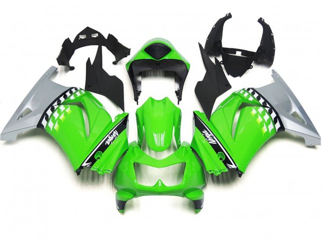 08-12 Cuadro Verde & Negro Ninja 250 Carenados Moto 08-12 Cuadro Verde & Negro Ninja 250 Carenados Moto