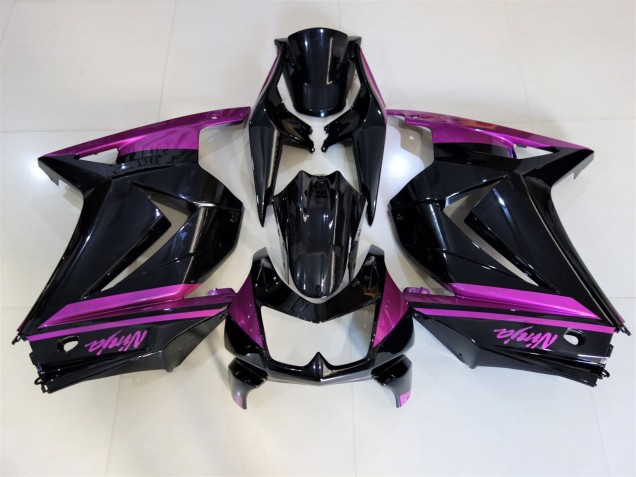 08-12 Negro Brillante & Morado Ninja 250 Carenados Moto 08-12 Negro Brillante & Morado Ninja 250 Carenados Moto