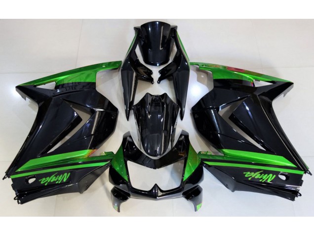 08-12 Negro Brillante & Verde Ninja 250 Carenados Moto 08-12 Negro Brillante & Verde Ninja 250 Carenados Moto