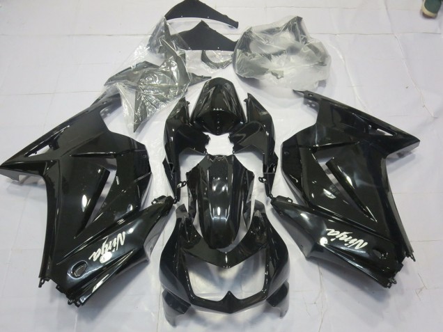 08-12 Negro Brillo Ninja 250 Carenados Moto