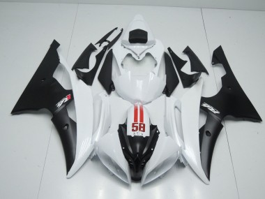 08-16 58 Sic Blanco & Negro R6 Carenados Moto
