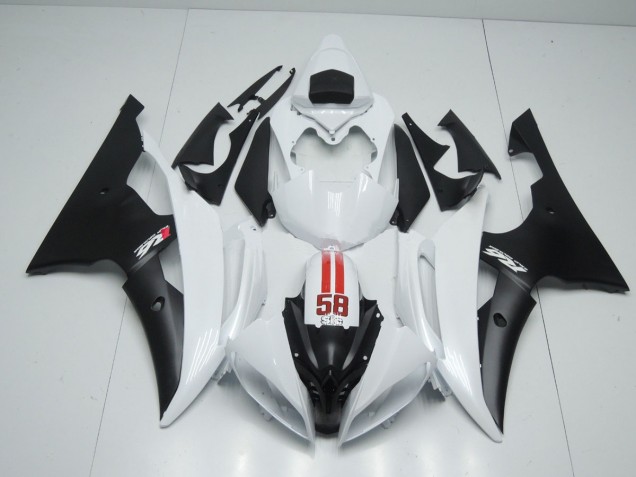 08-16 58 Sic Blanco & Negro R6 Carenados Moto