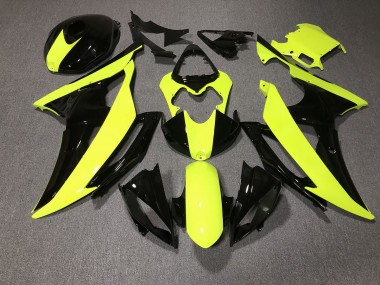 08-16 Alta Visibilidad & Negro Personalizado R6 Carenados Moto
