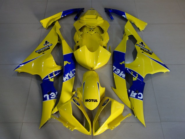 08-16 Amarillo Brillante Camel R6 Carenados Moto 08-16 Amarillo Brillante Camel R6 Carenados Moto