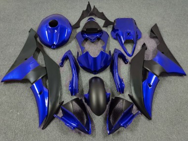 08-16 Azul Profundo & Negro Mate R6 Carenados Moto