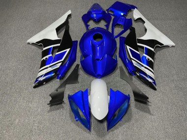 08-16 Estilo Azul Blanco & Negro OEM R6 Carenados Moto