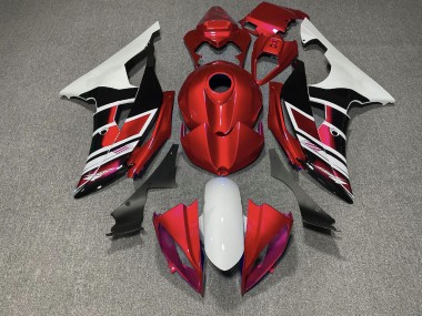 08-16 Estilo Rojo Blanco & Negro OEM R6 Carenados Moto
