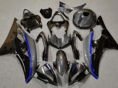 08-16 Fibra De Carbono & Azul R6 Carenados Moto
