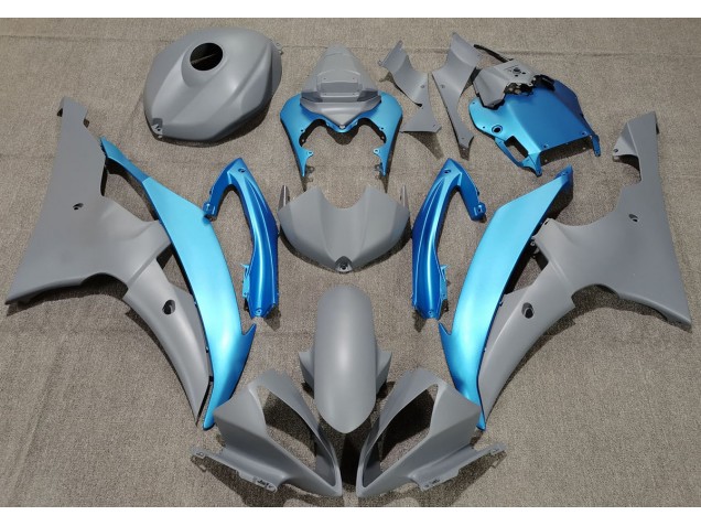 08-16 Gris Mate & Azul Cielo R6 Carenados Moto 08-16 Gris Mate & Azul Cielo R6 Carenados Moto