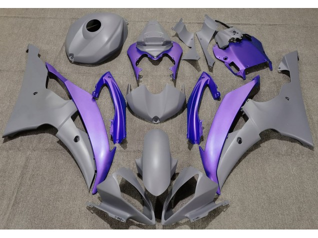 08-16 Gris Mate & Morado R6 Carenados Moto 08-16 Gris Mate & Morado R6 Carenados Moto