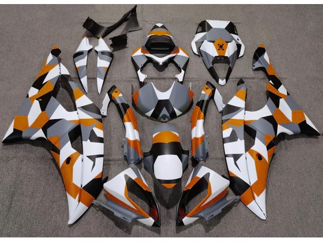 08-16 Naranja Camuflaje Llanura R6 Carenados Moto 08-16 Naranja Camuflaje Llanura R6 Carenados Moto