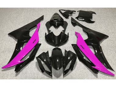 08-16 Negro Brillante & Rosa R6 Carenados Moto