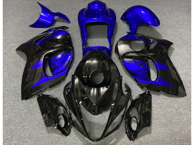 08-20 Negro Brillante & Azul Intenso GSXR 1300 Carenados Moto 08-20 Negro Brillante & Azul Intenso GSXR 1300 Carenados Moto