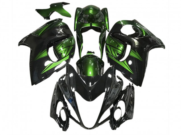 08-20 Negro Brillante & Verde Intenso GSXR 1300 Carenados Moto 08-20 Negro Brillante & Verde Intenso GSXR 1300 Carenados Moto