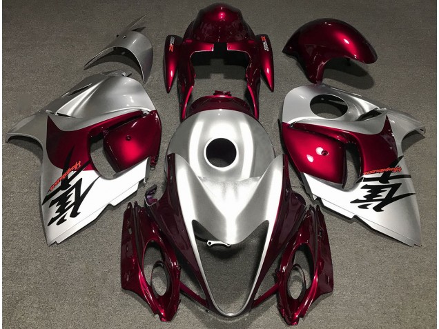 08-20 Rojo Brillante & Plata GSXR 1300 Carenados Moto 08-20 Rojo Brillante & Plata GSXR 1300 Carenados Moto